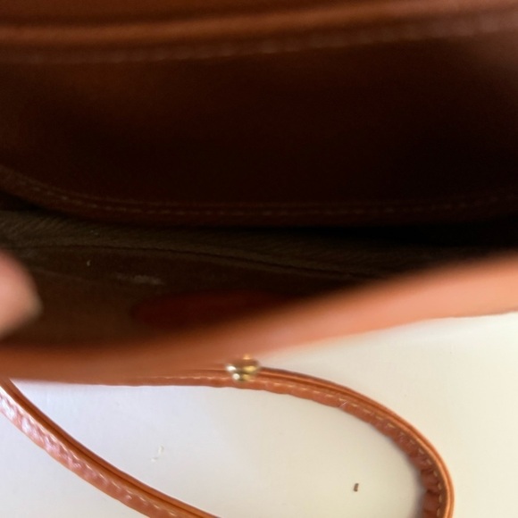 Dooney & Bourke Vintage Rare Tan Cavalry Small Crossbody Bag - Picture 12 of 12